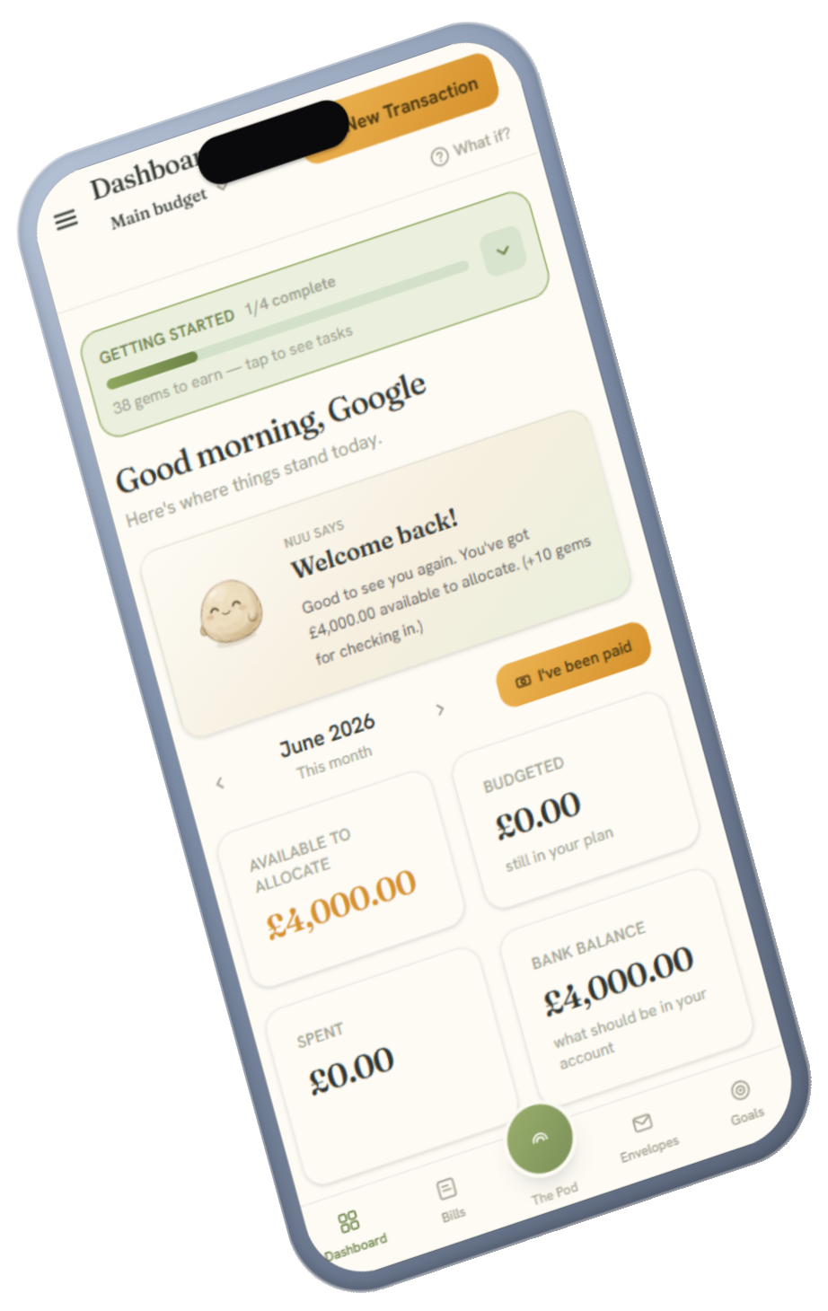 Nuumey how it works page on mobile